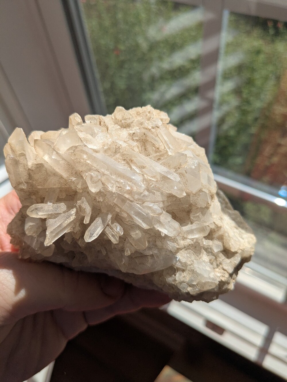 Terminated raw Crystal cluster